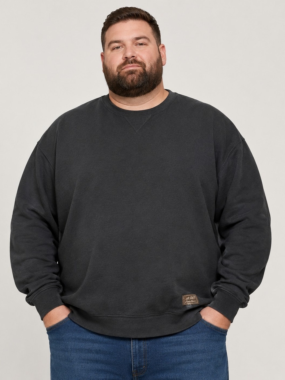 Eddie Bauer Men's Classic Crewneck Sweatshirt - Charcoal 2xl